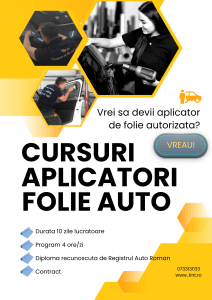 cursuri montaj folie auto autorizata