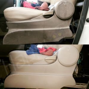 curatare tapiterie auto lateral scaun fata