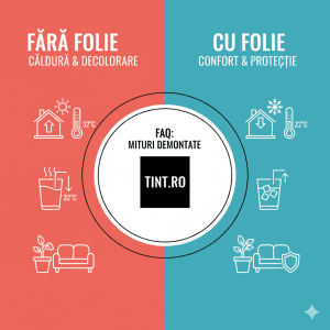 5 mituri despre folia de protecție solară pentru geamuri locuințe