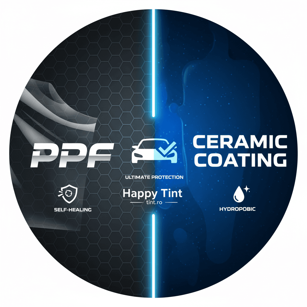 PPF vs. Ceramic Coating: Scutul Ideal pentru Vopseaua Mașinii Tale