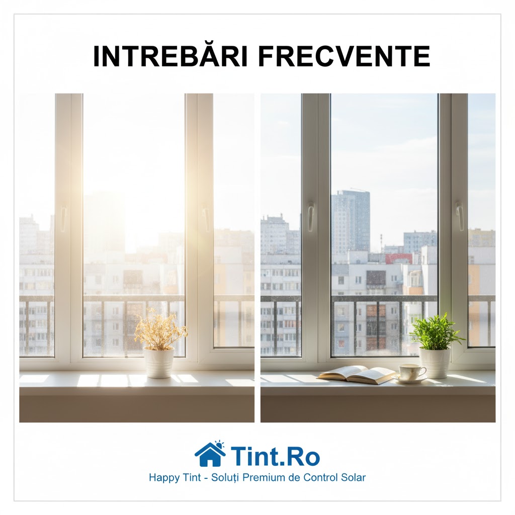folie geamuri cu protectie solara si termica intrebari frecvente Tint.ro
